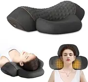 ALLILUYAA Thera Pillow Traction,New 3-In-1Neck Hump,Heated Massage Neck Pillow Memory Foam,with Rechargeable for Pain Relief