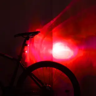 1x 自行車前後尾燈安全警示燈頭盔紅色白色 Led 閃光燈自行車警示燈防水腳踏車