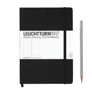 Leuchtturm1917 Agenda Notebook Medium A5 Plain - Black