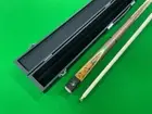 Green Powerplay Infinity Ash Timber Pool Cue + Black Case Combo