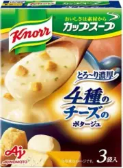 Ajinomoto Knorr Cup Soup Cheese Potage 3cups x 4 boxes