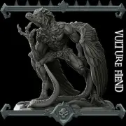 VULTURE FIEND - Miniature | All Sizes | Dungeons and Dragons | Pathfinder | War