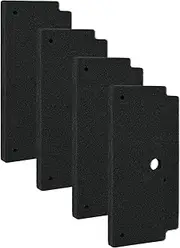 4 pieces 12022801 dryer filter for Bosch Siemens heat pump dryers, 292 x 142 x 19 mm filter mat, tumble dryer, base filter