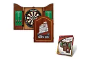 The Ships in Bristle ALANA Dart board Set Cabinet + Darts