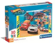 Clementoni Hot Wheels Race Supercolor Puzzle 30 Parts From 3J. Children's Jigsaw