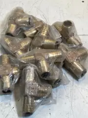 10 NEW Water Source 1" x 1" x 1" Barbed Brass Yard Hydrant Tee (M2)