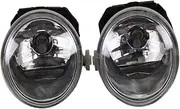Flashing 1 Set LED Compatible with Isuzu MU-X MU X 2015 2016 DRL Daytime Running Light Daylight with Yellow Turn Signal Fog Lamp Cover(Only Fog lamp)