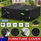 IN/Outdoor Furniture Cover UV Waterproof Garden Patio Table Shelter 4/6/8 Seater