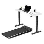 Lifespan Fitness WalkingPadM2 Treadmill with ErgoDesk Automatic Standing Desk 1500mm in White/Black