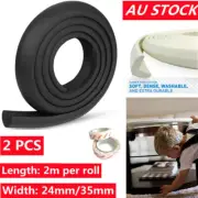 2X 2m Desk Edge Soft Protector Table Corner Cushion Baby Child Safety Foam Guard