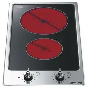 Smeg 30cm Two-burner Ceramic Cooktop PGA32C