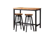 Levede 3PCS Bar Table & Stool Set