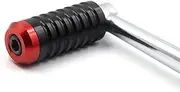 Custom Master Collection Shifter Pegs, Black & Red Anodized, for Harley Davidson