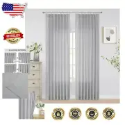 Versatile Silver Grey Light Filtering Curtains with Pinch Pleats - 40"W x 84"L