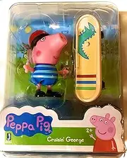 Peppa Pig Crusin George Character Figurine and Skateboard Accessory
