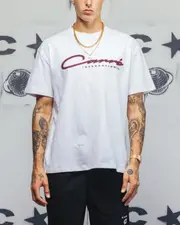 [CARRE] Carre Race Script T-shirt White - Size L L White