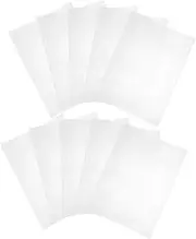 ERINGOGO A4 Book Covers 10 Pack Pp Plastic Waterproof Reusable Sheet Protectors for Textbooks Passports