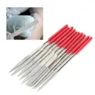 10pcs 160mm Jewelry Filling Tools Mini Rasp Wood Carving Metal Hand File Set HG5
