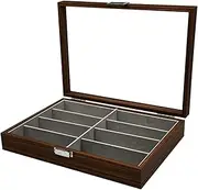 [HAMKVBPR] Sunglasses Storage Box Eyeglasses Storage Box Sunglasses Display Stand Wood Glasses Case Eyewear Display Case