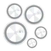 5Pcs Circle Ruler Quilting Template Set, Circle Templates for Quilting4244