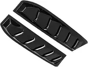 Compatible For Civic SEDAN 2016-2021 Sporty Rear Back Quarter Window Vent Scoop Louver Panel Cover Trim Car Styling(Glossy Black)