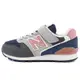 New Balance 996 NB 996 魔鬼氈 運動鞋 中童 灰粉 R9523 (YV996ME3)