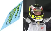 1/2 Decals for Jenson Button 2009 Helmet (Water Decal) TBD1089