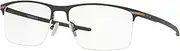 [Oakley] OX5140 Eyeglasses Bundle: OX 5140 514003 Tie Bar 0.5 Satin Light Steel and Large Black leash Accessory kit, Tie Bar 0.5 Satin Light Steel