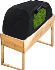 Pop up Raised Garden Bed Sun Shade Cover, Foldable Garden Shade Tunnel Plant Ten