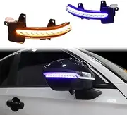 Fancemot Sequential LED Turn Signal Lights For Honda Accord 2018-2022, Honda Civic 2021-2024, Acura Integra 2022-2024, LED Side Mirror Light Indicator Blinker Fog Light Replacement Assembly
