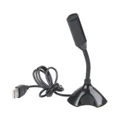 USB Laptop Microphone Voice Mic High Sensitivity Mini Studio Speech Mic5262