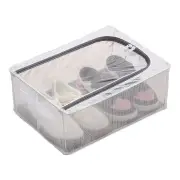 Easy-access Wardrobe Organizer Lid Storage Container Under-bed Shoe Storage