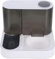 Totority Automatic Cat Feeder Cat Bowls Kitten Food Bowls Dog Dishes for Small Dogs Cat Food Bowls Cat Dishes Puppy Dishes Litter Bowl for Cats Cat Feeding Station Pet Bowl Abs Light Grey