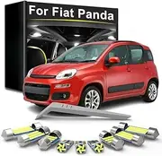 LED Interior Dome Trunk Light Kit, For Fiat Panda 2 3 II III 169 312 319 2003-2018 Vehicle Car Lighting Accessories