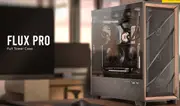 Antec FLUX PRO, E-ATX, Premium Walnut, Iunity Temperature Disp. CPU and GPU LED Display, 6x High Performance Fans, ARGB PWN Ctrl, PSU Shift, Case FLUX PRO-EUV
