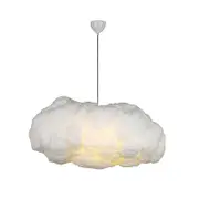 Cloud chandelier creative cloud-shaped chandelier LED chandelier suitable for home restaurant bar cafe (warm light)