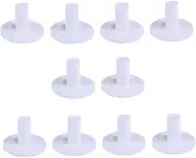 BELLIFFY Golf Tee Mats 10 Pack Rubber Castle Tees Wide Base for Practice Suitable for Course