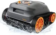CoasTeering Cordless Robotic Pool Cleaner with Triple Motors, Powerful Suction, Lasts Up to 180 Mins, Wall and Waterline Cleaning, Intelligent Navigation, Ideal for In-Ground Pools up to 300 m²