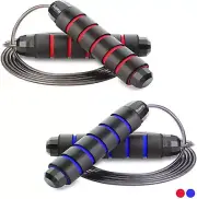 2 Pack Adjustable Jump Rope for Boxing MMA Crossfit Training, Fitness Jump Rope