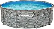 Marimex Florida Basin 3.05 x 0.91 m Outdoor Hard Frame Pool Swimming without Filtering Stone Motif