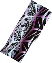 [Modern Sakura] Women's Authentic Traditional Japanese Yukata, aka Casual Kimono, Plum Blossoms and Webs in Black, Black, One Size