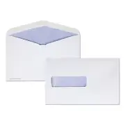 Quality Park Window Postage Saving Envelope, 28lb, 6 x 9 1/2, White, 500/Pack