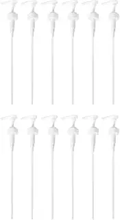 GETi Heavy Duty Liquid Dispenser Pump for Shampoo - Conditioner - Hand Sanitzer – Soap - Pet Shampoo - Fits Gallon - 128oz Bottles and Jugs 4cc output - 12 Pack
