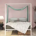 Zinus Patricia Double Canopy Bed Frame High Four Poster Platform