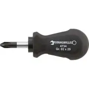 Stahlwille 47341001 4734 DRALL PH1 Phillips Stubby Screwdriver