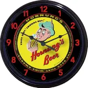 Jacob Hornung Brewery Philadelphia Atlantic City Beer Tray Wall Clock Man Cave
