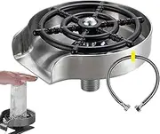 Sink Cup Washer | High-Pressure Cup Washer - Stainless Steel Glass Rinser for Kitchen Sinks, Metal Cup Washer, Kitchen Sink Cup Rinser