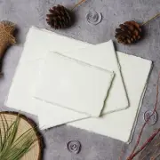 Handmade Paper Watercolor Sheets Deckle Edges Cold Press WhiteCotton Blank Pads