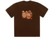 Travis Scott x McDonald's Squad III T-Shirt Brown SIZE XXL