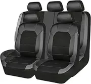 Car Seat Covers Universal Set for Jeep Wrangler Sahara Wrangler Jk Wrangler illimité Wrangler illimité Jlu Car Accessories, Grey